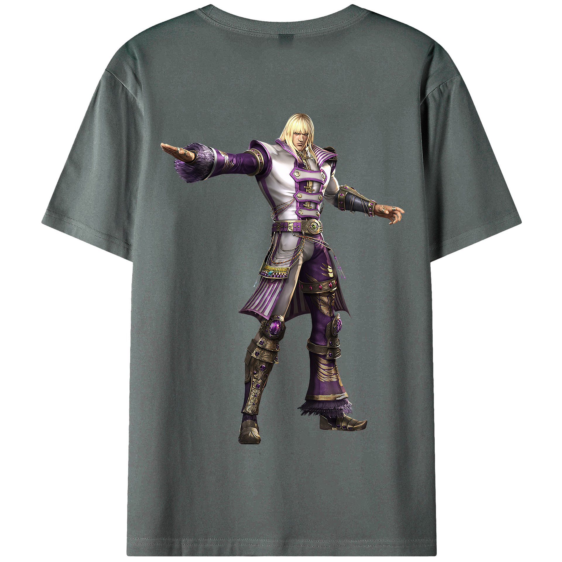 （画像用） 北斗の拳 Fist of the North Star 綿100％半袖Tシャツ（背面プリント）